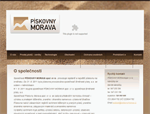 Tablet Screenshot of piskovnymorava.cz